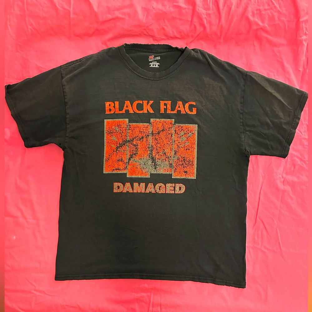 Vintage Black Flag “Damaged” original punk rock band shirt